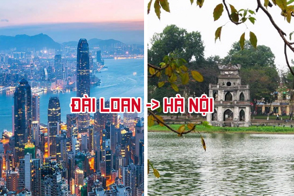 Thời gian bay từ Đài Loan về Hà Nội mất bao lâu?