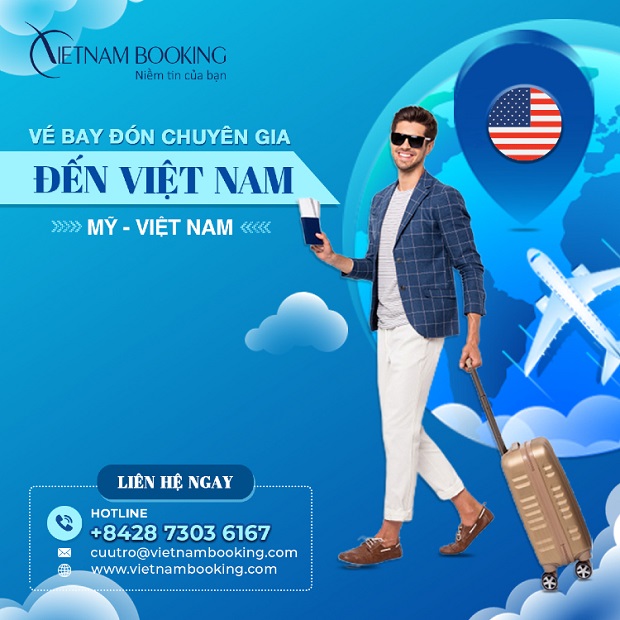 Vé máy bay chuyên gia từ Mỹ về Việt Nam