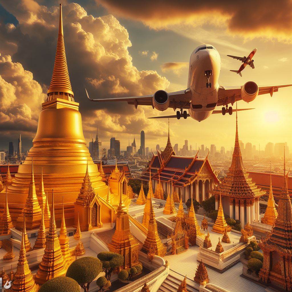 Vé máy bay đi thái lan – khám phá xứ chùa vàng